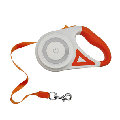 Automatic Retractable Pet Leash Sunshine Orange