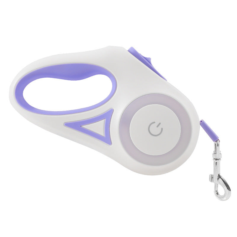 Automatic Retractable Pet Leash Fantasy Purple