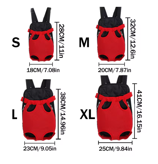 Breathable Pet Carrier Sizes