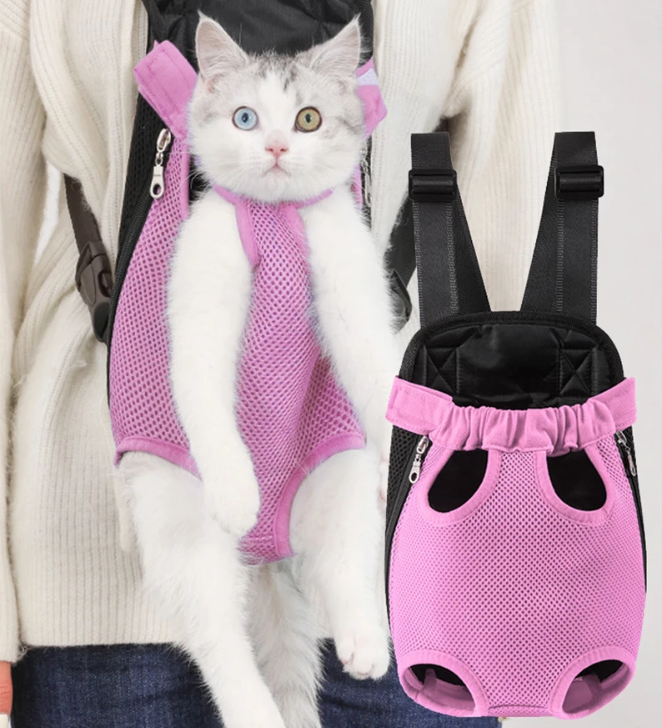 Breathable Pet Carrier in use