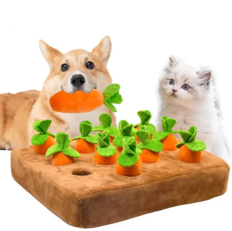 Carrot Toy for cats and dogs